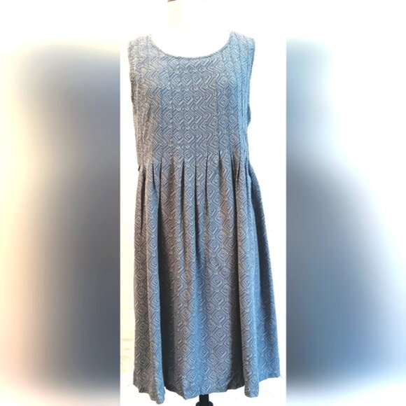 Gap rayon soft summer sleeveless tie back dress. Large - Picture 9 of 10